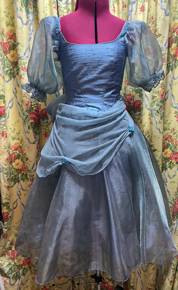 Nutcracker Party Girl Blue Cinderella Ugly sister dress Hire