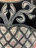 Black Silver embroidered Tunic
