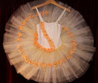 Just Ballet Peach floral tutu 4-5y - Just Ballet