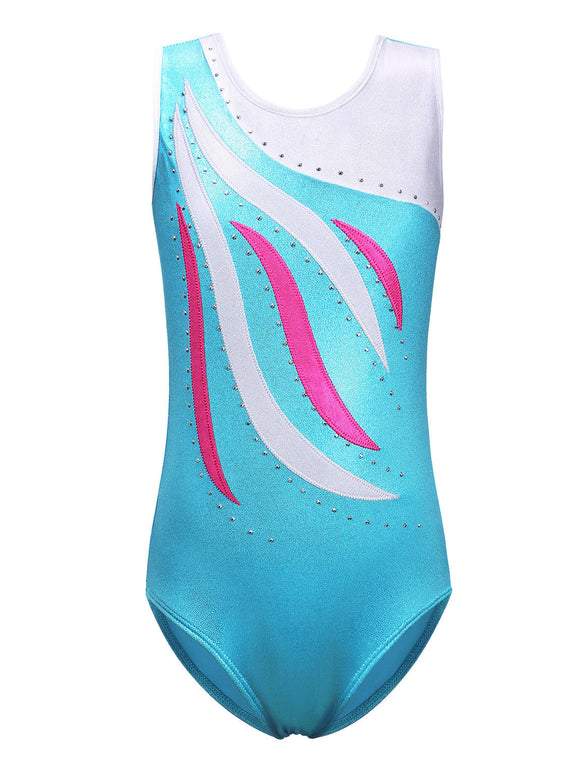 Just Ballet Turquoise Flight Gymnastic leotard